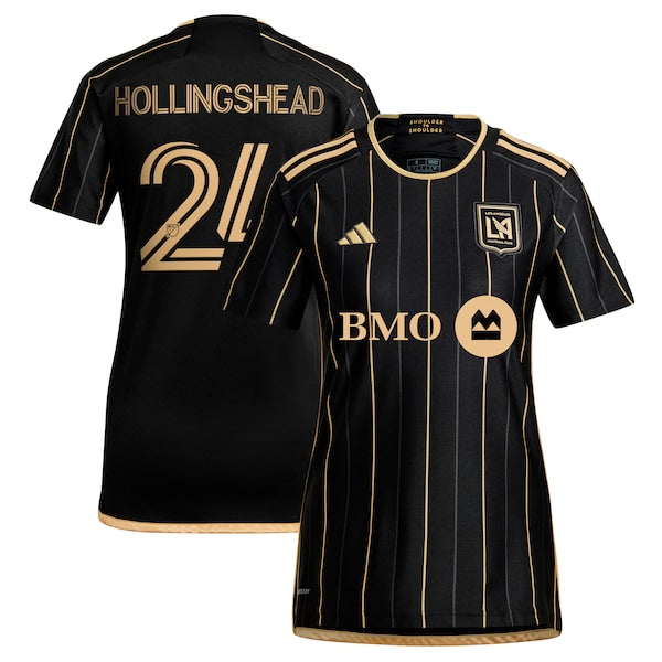 Ryan Hollingshead LAFC adidas Women's 2024 Primary Replica Player Jersey - Black
