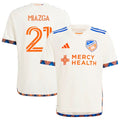 Matt Miazga FC Cincinnati adidas Youth 2024 The Canvas Kit Replica Player Jersey - White