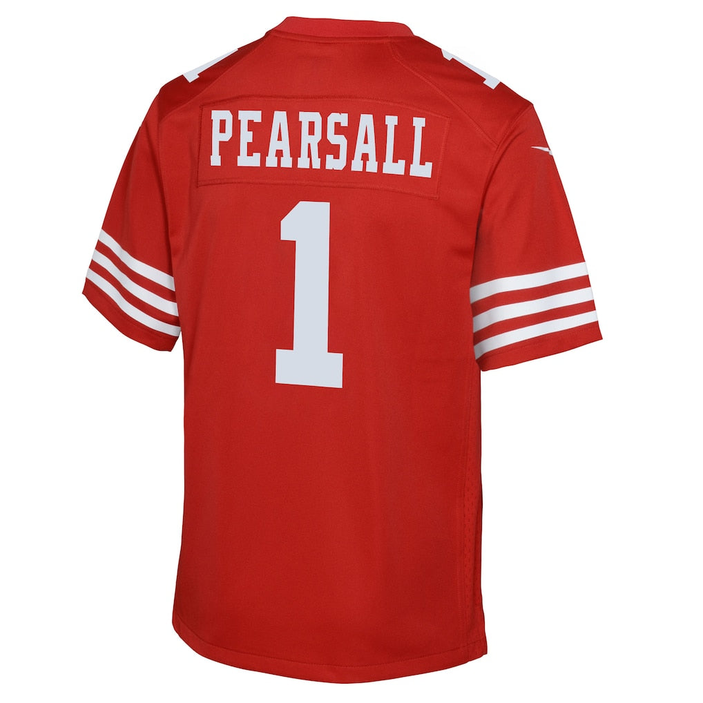 Ricky Pearsall San Francisco 49ers Nike Youth Game Jersey - Red