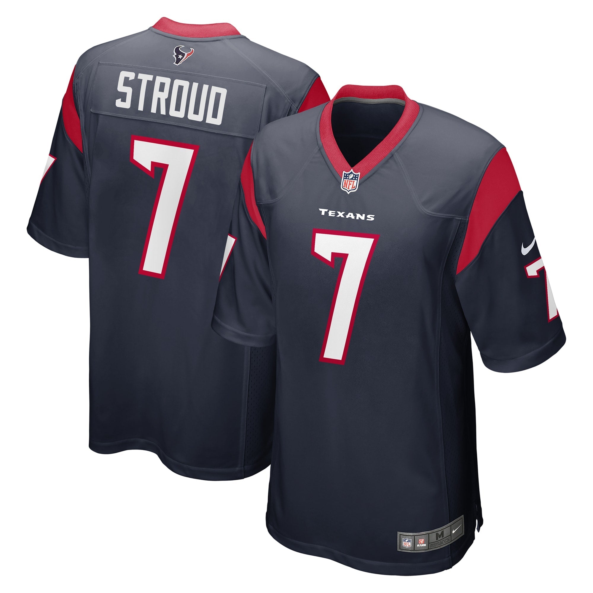 CJ Stroud Houston Texans Nike 2023 NFL Draft First Round Pick Alternate Game Jersey - Red/Navy/White