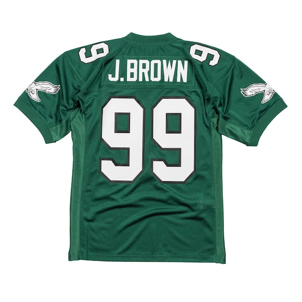 Jerome Brown Philadelphia Eagles  1991 Authentic Jersey - Kelly Green