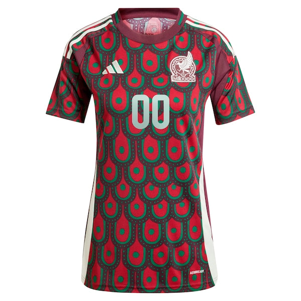 Mexico National Team adidas Women's 2024 Home Replica Custom Jersey - Green
