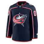 Columbus Blue Jackets  Home Premium Custom Jersey - Navy/White