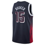 Devin Booker Men's USA Basketball Nike Unisex 2024 Swingman Player Jersey - Navy