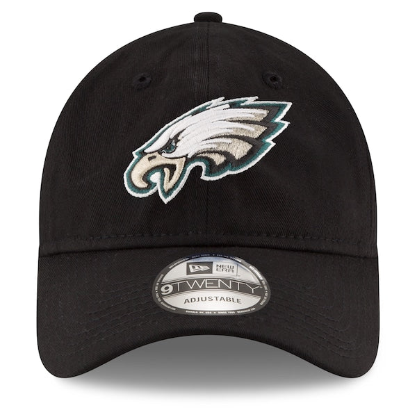 Philadelphia Eagles New Era Super Bowl LIX Champions Side Patch 9TWENTY Adjustable Hat - Black