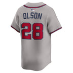 Matt Olson Atlanta Braves Nike Road Limited Player Jersey - Gray