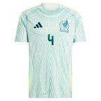 Edson Alvarez Mexico National Team adidas 2024 Away Replica Player Jersey - Green/Burgundy