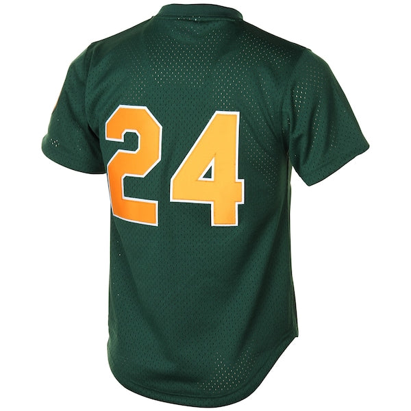 Rickey Henderson Oakland Athletics 1998 Cooperstown Mesh Batting Practice Jersey - Green