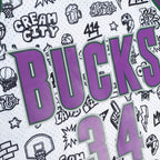 Ray Allen Milwaukee Bucks 2000/01 Swingman Jersey - White