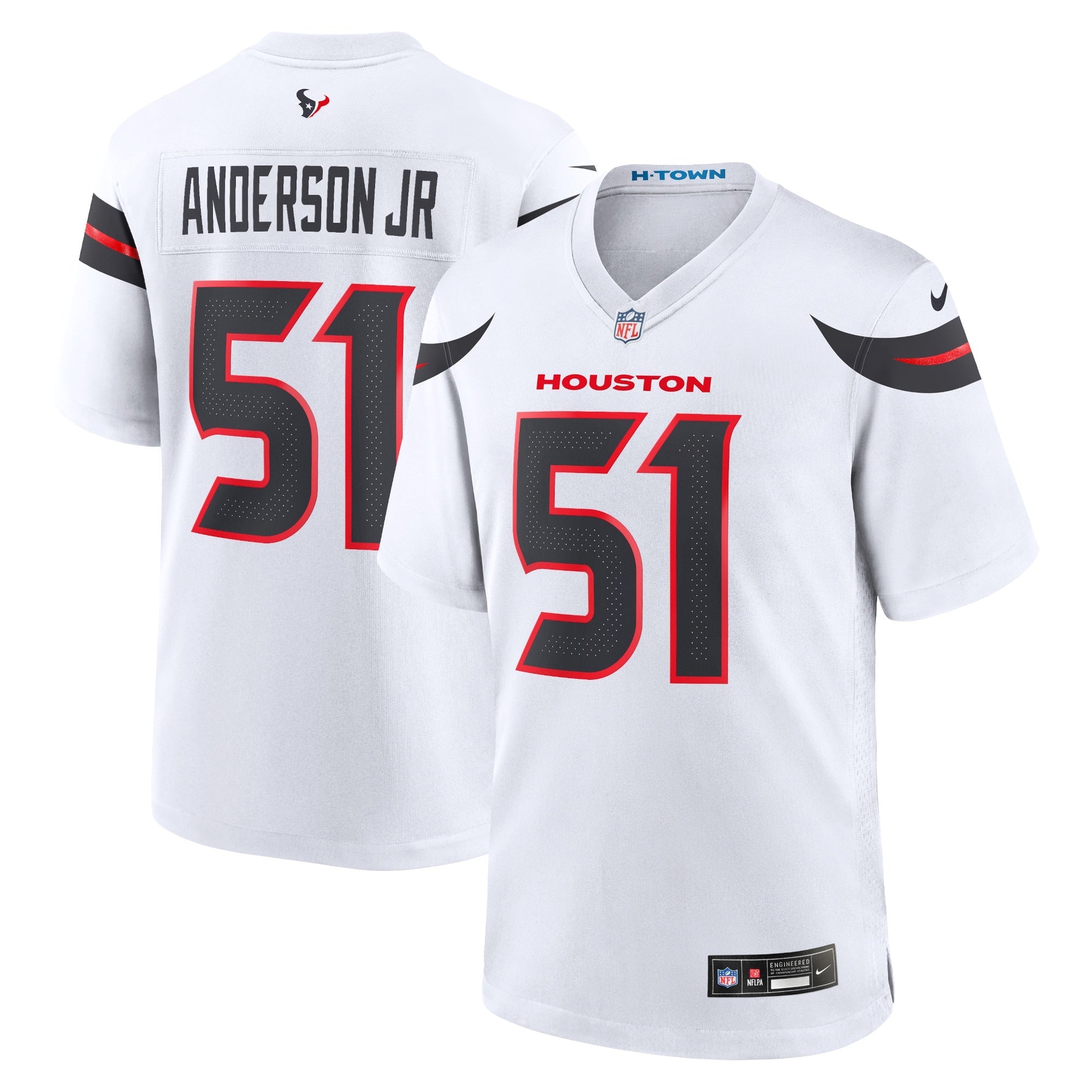 Will Anderson Jr. Houston Texans Nike Alternate Game Jersey - Red/Navy/White
