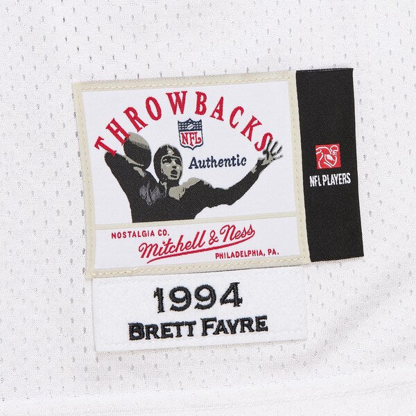 Brett Favre Green Bay Packers 1994  Authentic Throwback Retired Player Jersey - White