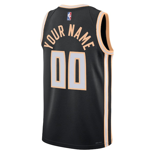 Atlanta Hawks Nike Unisex 2025/26 City Edition Swingman Custom Jersey - Black