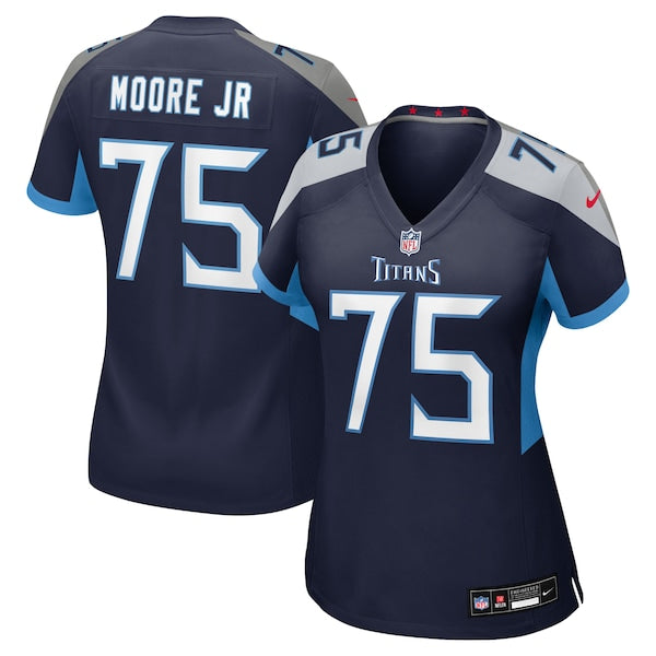 Dan Moore Jr. Tennessee Titans Nike Women's Team Game Jersey -  Navy