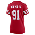 Earnest Brown IV San Francisco 49ers Nike Women's Team Game Jersey -  Scarlet