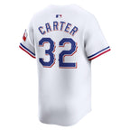 Evan Carter Texas Rangers Nike Home Limited Player Jersey - White