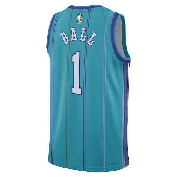 LaMelo Ball Charlotte Hornets Jordan Brand Unisex 2023/24 Swingman Replica Jersey - Classic Edition - Teal