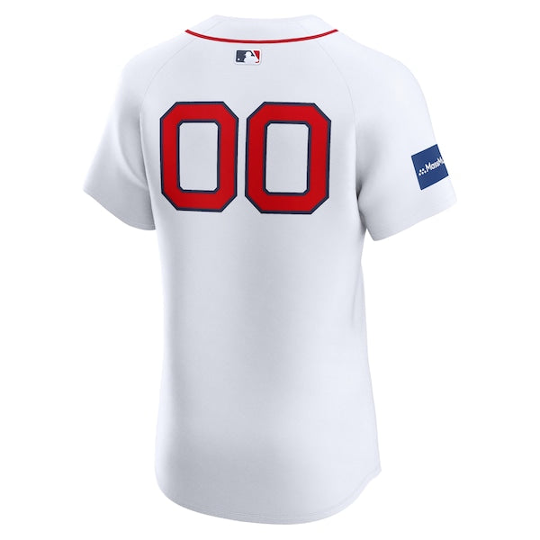 Boston Red Sox Nike Home Elite Pick-A-Player Retired Roster Patch Jersey - White