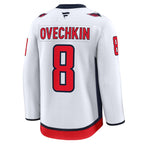 Alexander Ovechkin Washington Capitals  Away Premium Jersey - White/Black/Red