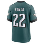 Kelee Ringo Philadelphia Eagles Nike Team Game Jersey - Midnight Green