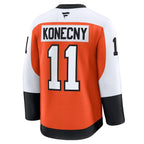 Travis Konecny Philadelphia Flyers  Home Premium Jersey - Burnt Orange
