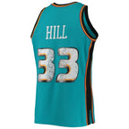 Grant Hill Detroit Pistons 1998/99 Hardwood Classics NBA 75th Anniversary Diamond Swingman Jersey - Teal