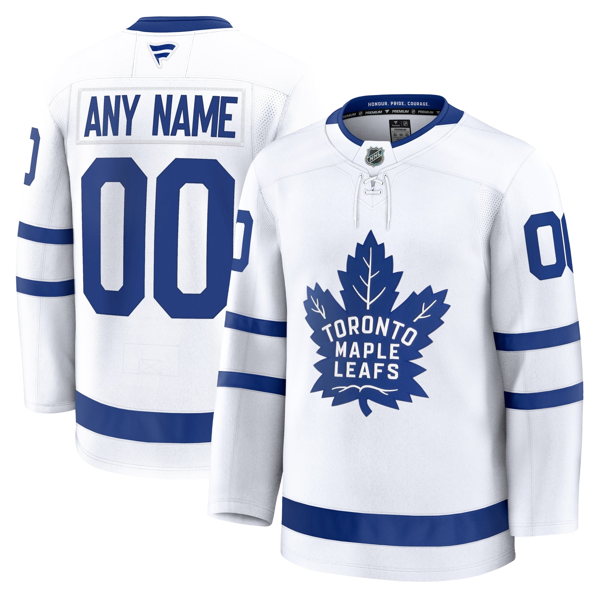 Toronto Maple Leafs  Home Premium Custom Jersey - Blue/Black/White