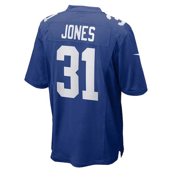 Nic Jones New York Giants Nike Team Game Jersey -  Royal