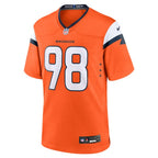 John Franklin-Myers Denver Broncos Nike Team Game Jersey -  Orange