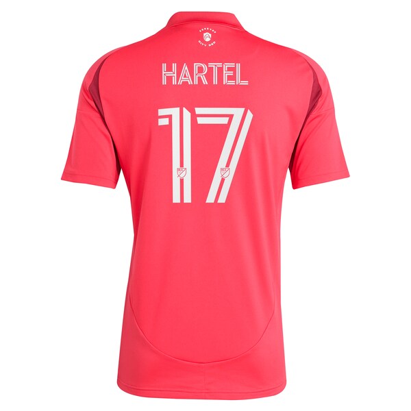 Marcel Hartel St. Louis City SC adidas 2025 Forever CITY Red Replica Player Jersey - Red