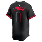 Barry Larkin Cincinnati Reds Nike City Connect Limited Jersey - Black