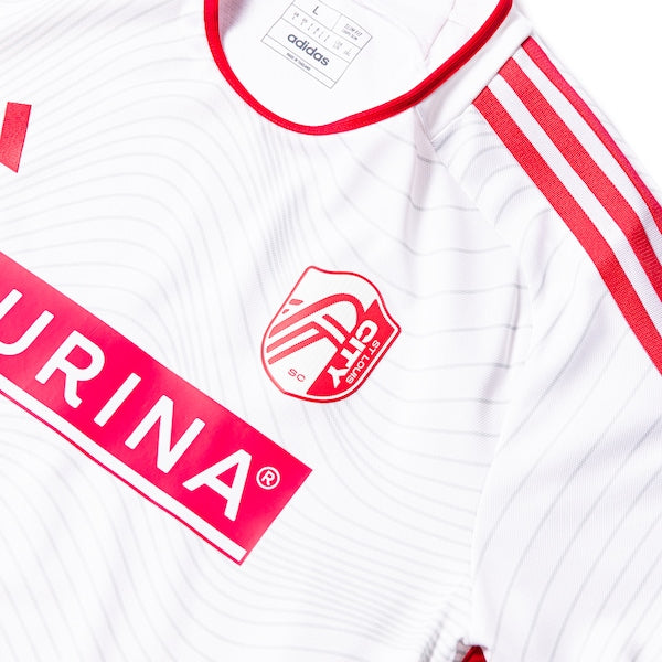St. Louis City SC adidas 2024 The Confluence Kit Authentic Custom Jersey - White