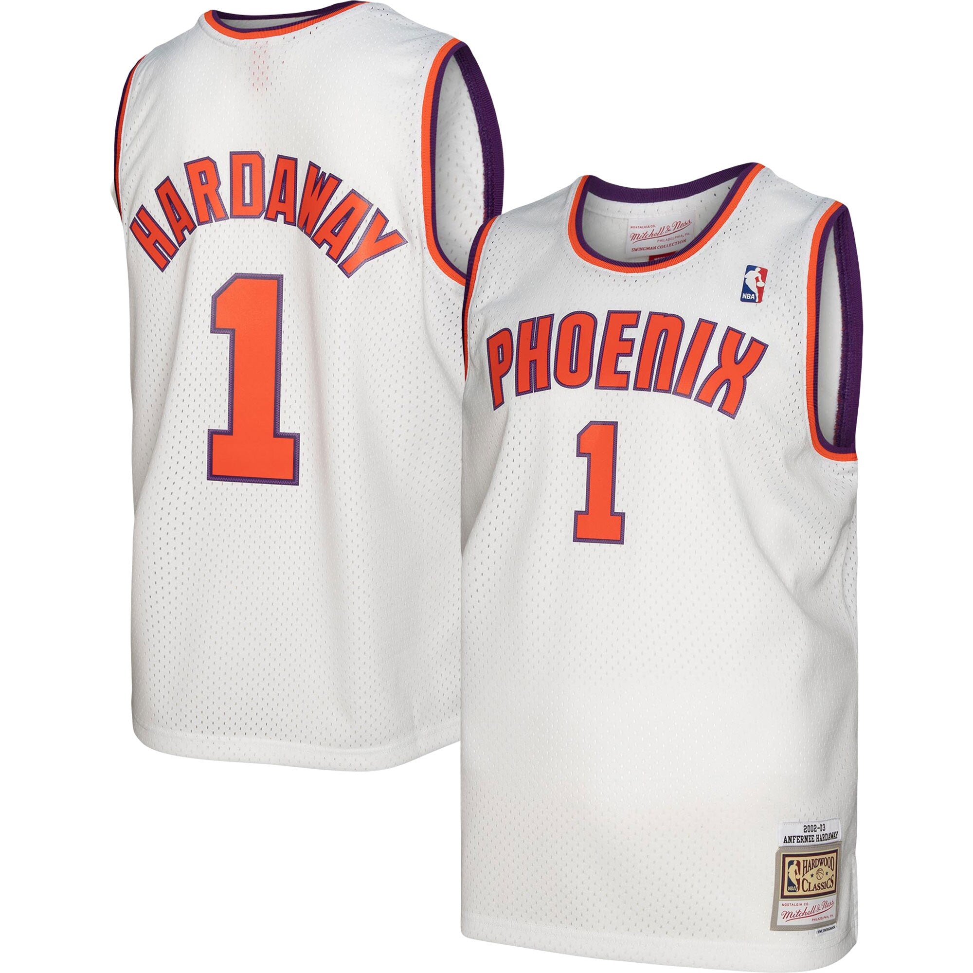Penny Hardaway Phoenix Suns 2001/02 Hardwood Classics Swingman Jersey - Purple/White