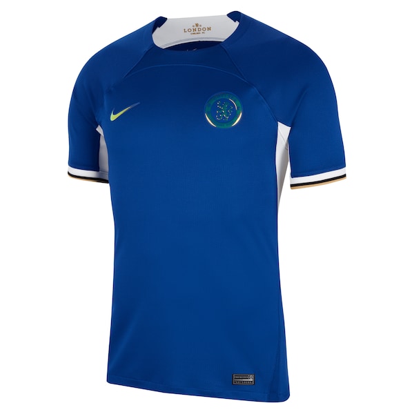 Enzo Fernández Chelsea Nike 2023/24 Home Stadium Replica Jersey - Blue/Mint/Navy