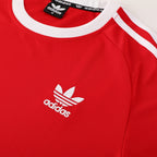 Adidas Short Sleeve Training Jersey Set - AD07- Red/ black