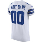 Dallas Cowboys Nike Vapor Elite Custom Jersey - White