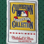 Rickey Henderson Oakland Athletics 1991 Cooperstown Mesh Batting Practice Jersey - Green