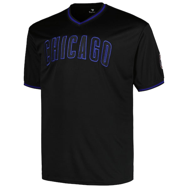 Chicago Cubs Profile Big & Tall Pop Fashion Jersey - Black