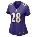 Sanoussi Kane Baltimore Ravens Nike Women's  Game Jersey -  Purple