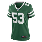 Zaire Barnes New York Jets Nike Women's Team Game Jersey - Legacy Green