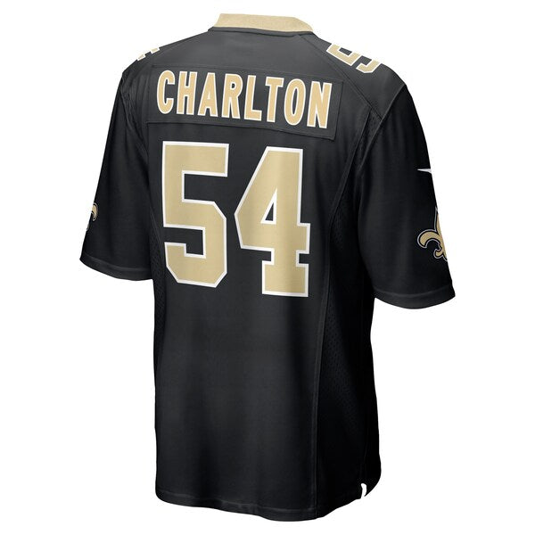 Taco Charlton New Orleans Saints Nike Game Player Jersey - Black