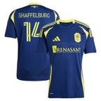 Jacob Shaffelburg Nashville SC adidas 2025 The Heart of Nashville Kit Replica Player Jersey - Navy