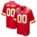 Kansas City Chiefs Nike Super Bowl LVIII Patch Custom Game Jersey - Red