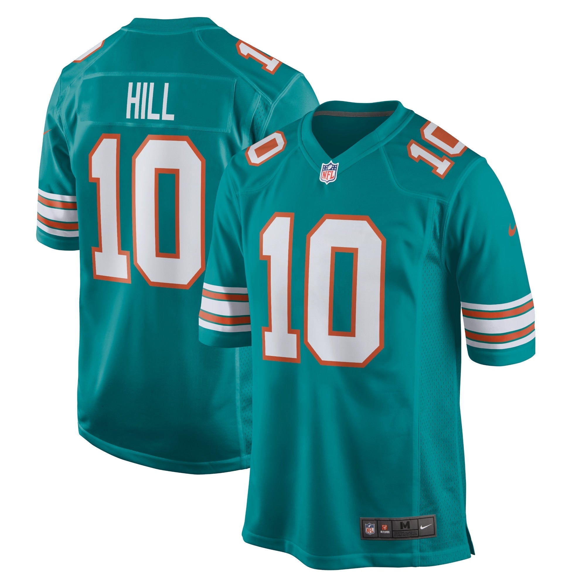 Tyreek Hill Miami Dolphins Nike Game Jersey - White/Aqua
