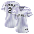 Tyler Freeman Colorado Rockies Nike Women's Home Replica Jersey - White