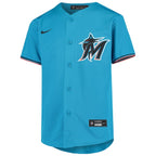Miami Marlins Nike Youth Alternate Replica Team Jersey - Blue