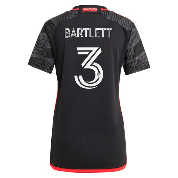 Lucas Bartlett D.C. United adidas Women's 2024 The Icon Kit Replica Player Jersey - Black