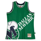 Dallas Mavericks Hardwood Classics Blown Out Fashion Jersey - Green