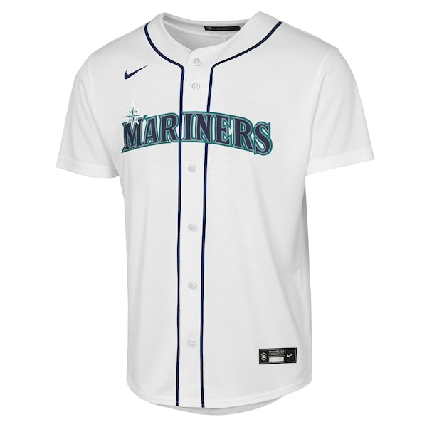 Julio Rodriguez Seattle Mariners Nike Youth Home Replica Player Jersey - White