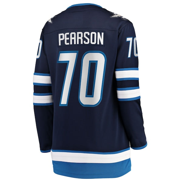 Tanner Pearson Winnipeg Jets  Women's Home Breakaway Jersey - Navy