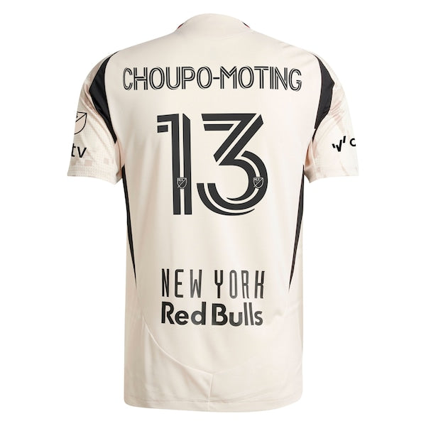 Eric Maxim Choupo-Moting New York Red Bulls adidas 2025 Stone Kit Authentic Player Jersey - Tan